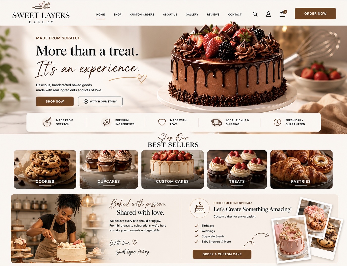 Storytelling Shop Site website design by Blossomed Studios