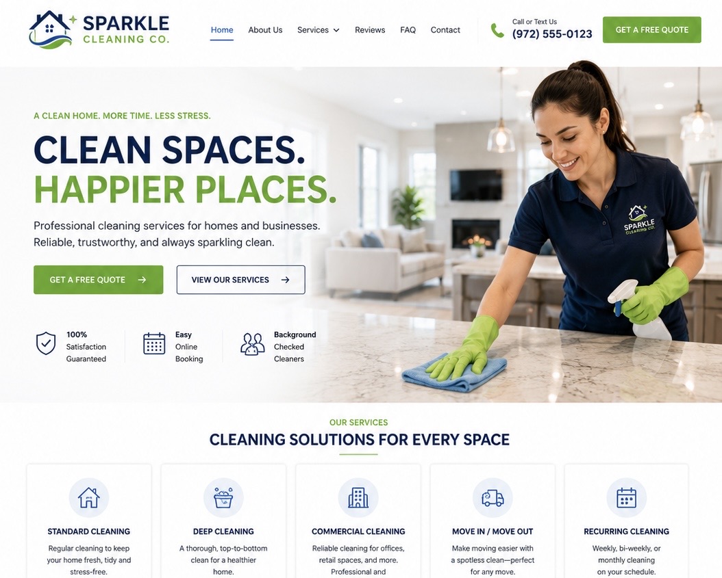 Multi-Page Trust Builder website design by Blossomed Studios